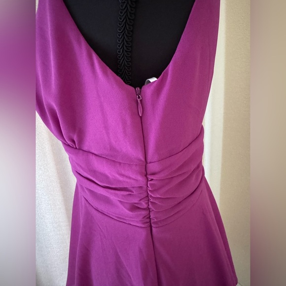 Lulus Purple Tiered Midi Dress Small Sleeveless Ruffle Party - Picture 12 of 12